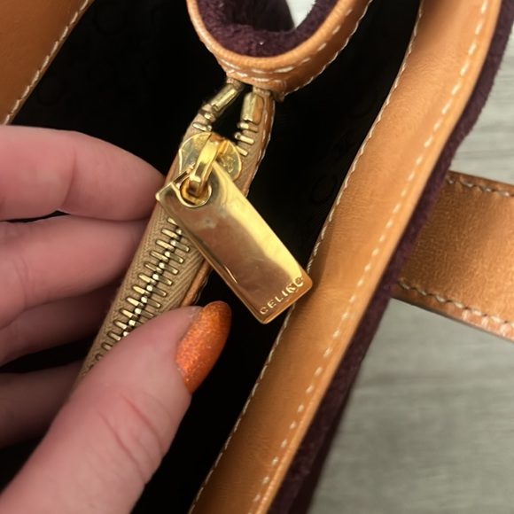 Celine Mini Bag - gorgeous purple suede! - Picture 7 of 12